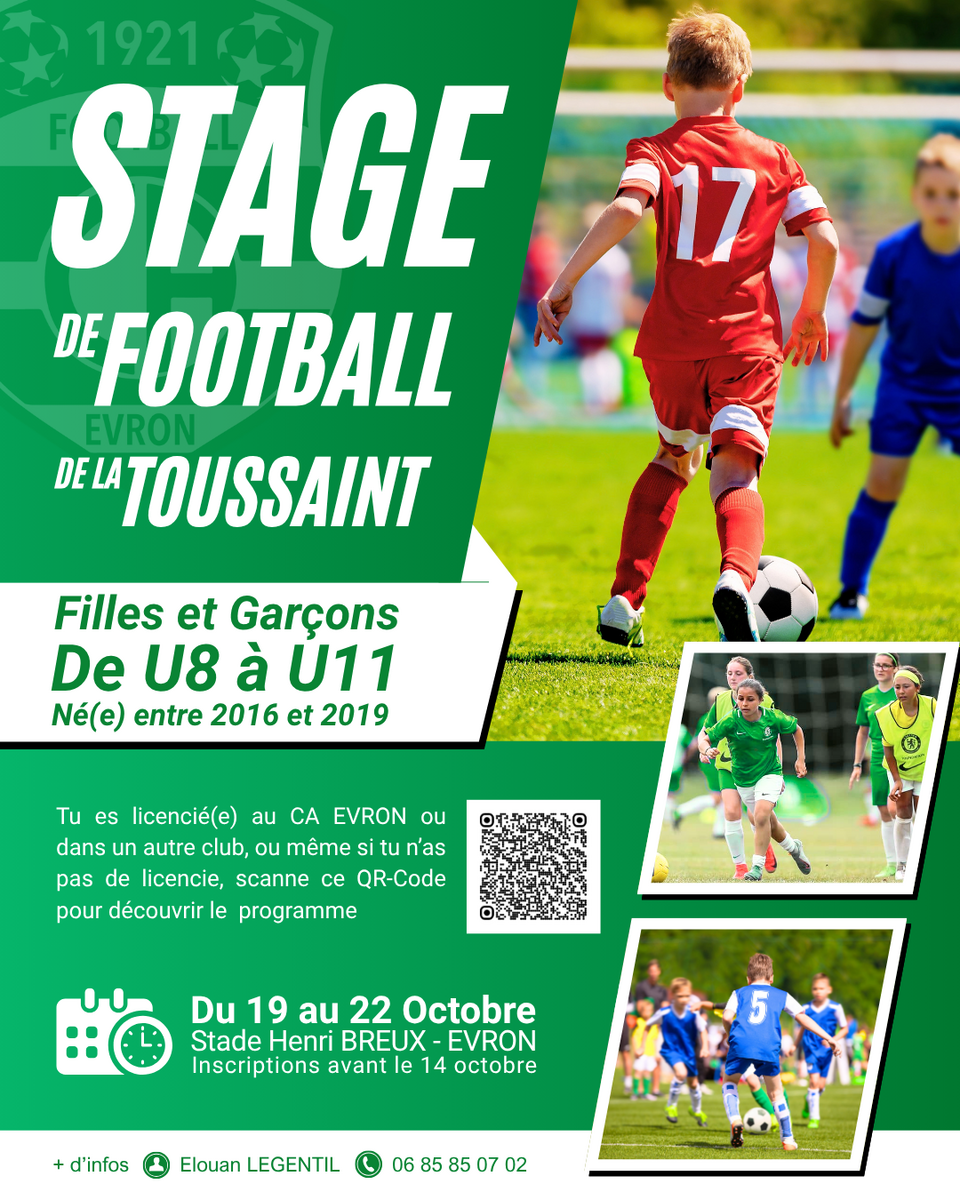 [STAGE TOUSSAINT U8-U11]