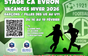 Stages février U9-U11