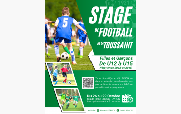 [STAGE TOUSSAINT U12-U15]