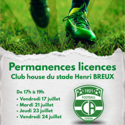 [PERMANENCES LICENCES 26/27]