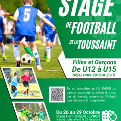 [STAGE TOUSSAINT U12-U15]
